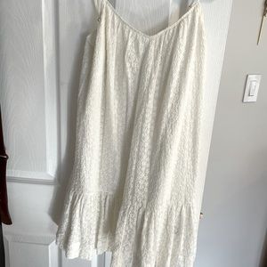 WHITE FLOWERED MADEWELL DRESS